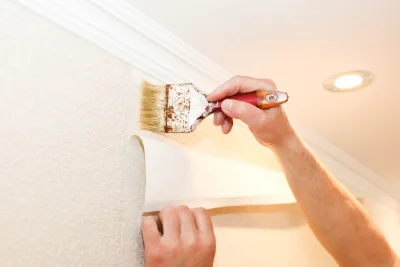 Pose de papier peint à Valherbasse — revêtements muraux et toiles de verre